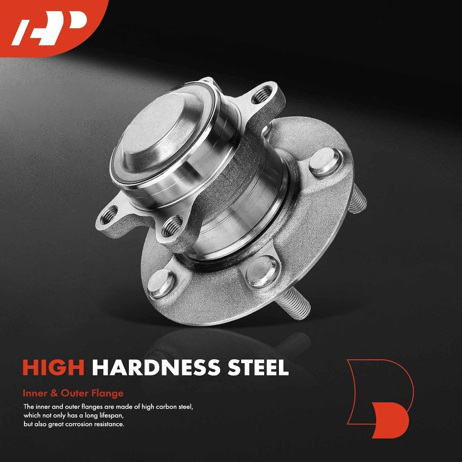 A-Premium 2 x Rear Wheel Bearing and Hub Assembly with 5-Lug Compatible with Honda Civic 2016-2021, Insight 2019-2022