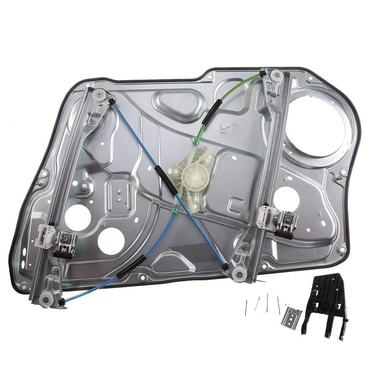 Front Driver Side Window Regulator and Panel without Motor Compatible with 2010-2014 Hyundai Genesis