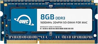 OWC 16GB (2x8GB) PC12800 DDR3L 1600MHz SO-DIMMs Memory Ram Compatible with 2011-2015 iMac, 2011-12 Mac mini, and 2011-2012 MacBook Pro (Non-Retina Display) Models (OWC1600DDR3S16P)