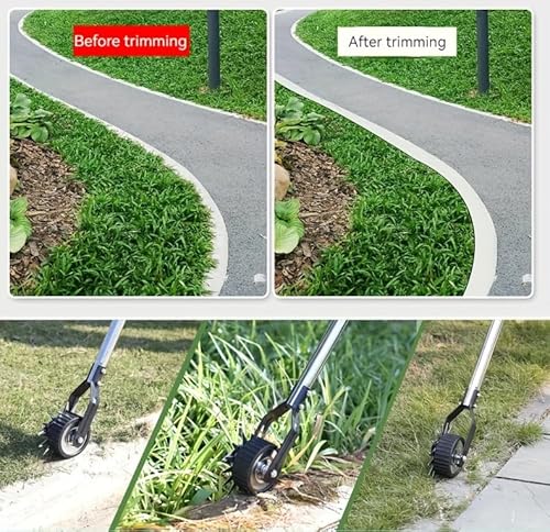 image for Juxifyron 2024 Upgrade Edger Lawn Tool, Hand Manual Lawn Edger, Wheel 