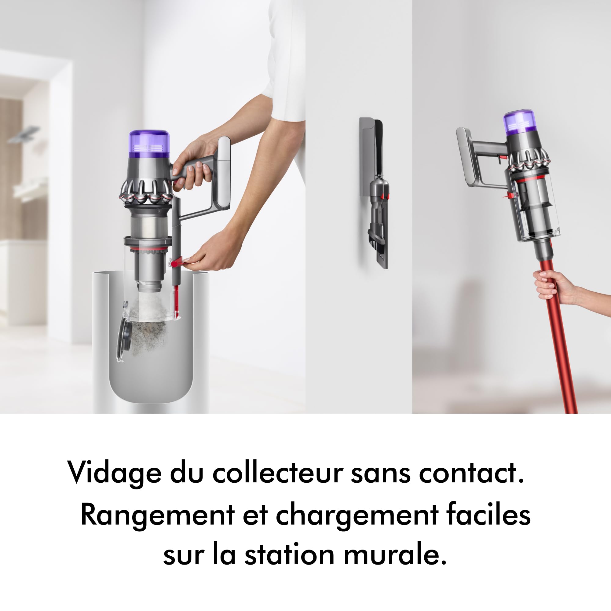 Dyson V11™ Fluffy aspirateur sans Fil – 185 Airwatts, 60 Min d’autonomie, Technologie Anti-emmêlement, aspirateur à Main et sols