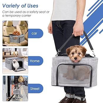 Amazon | SlowTon 犬 猫 ペット用ドライブボックス 、折り畳み式