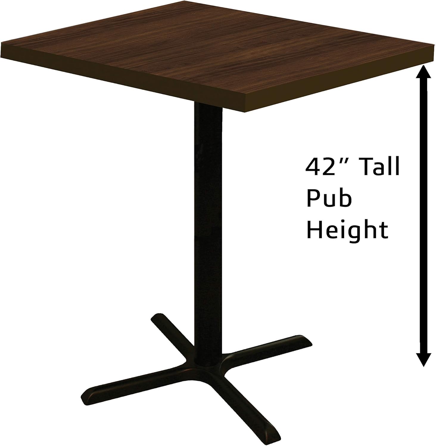 Square Conference, Break Room, Pub Height Table 30"D x 30