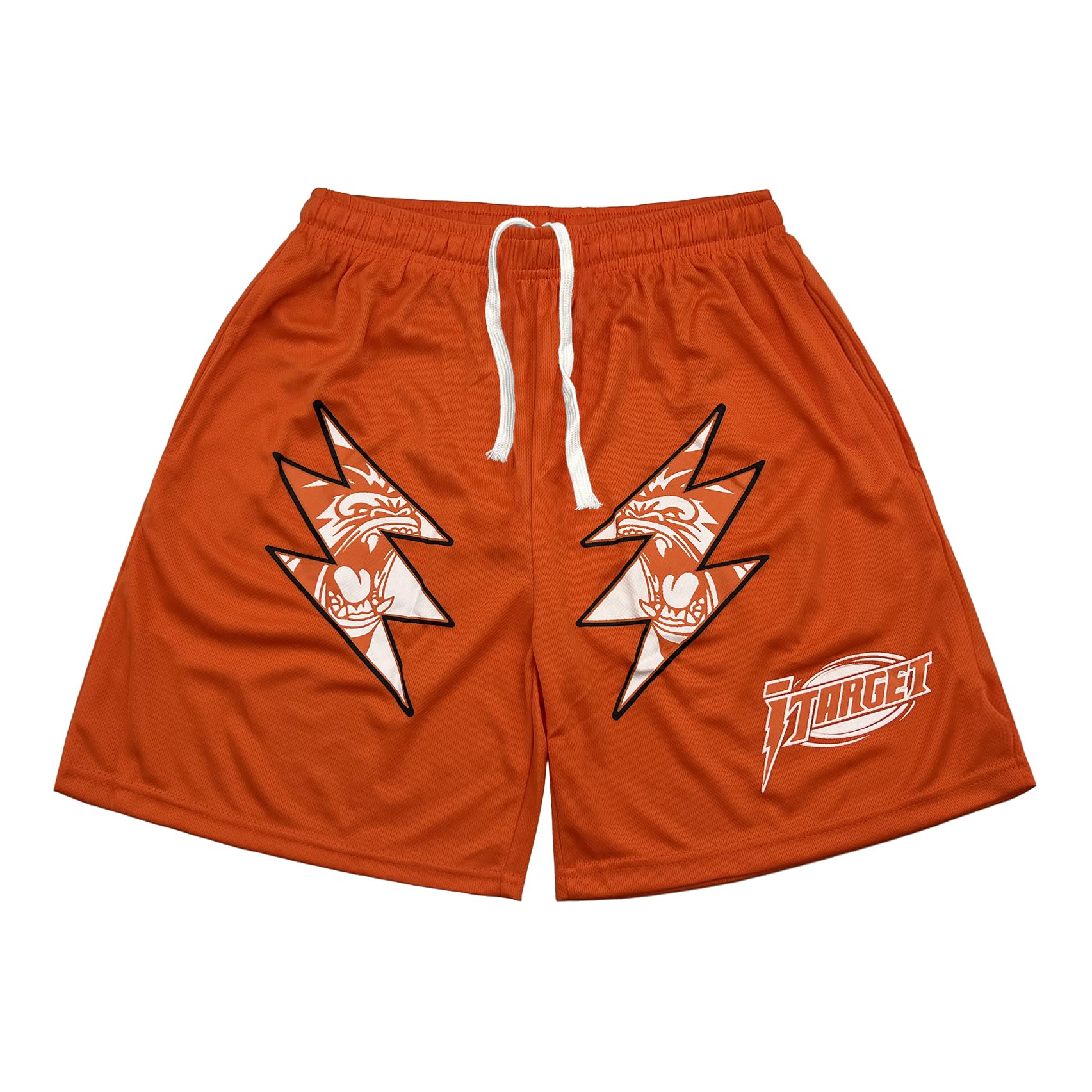 DIOTSRMens Basketball Shorts, Mesh Athletic Shorts for Men, Men's Casual Graphic Print Shorts