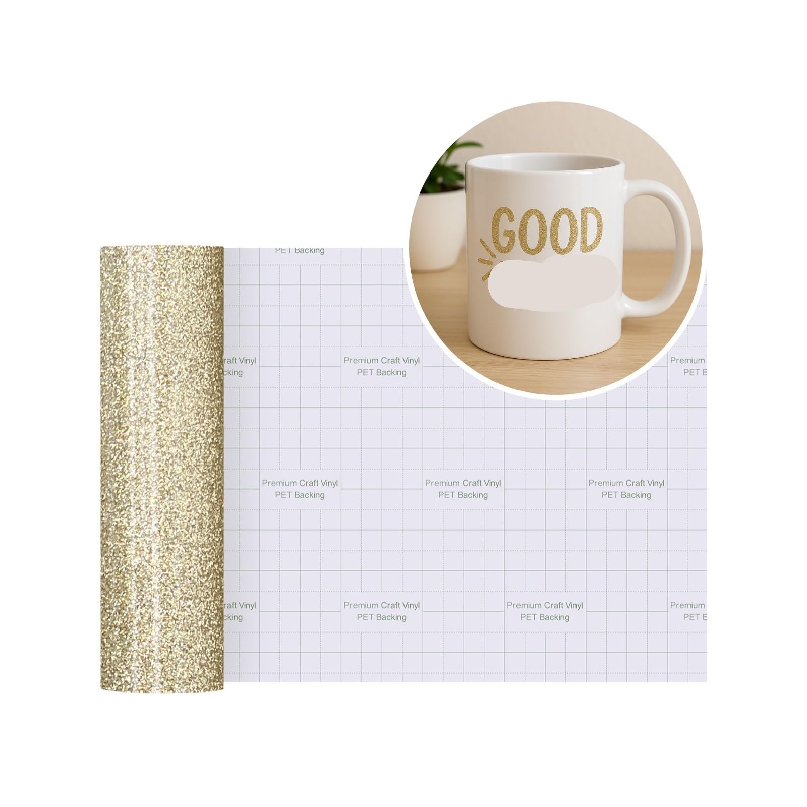 Vinylfolie Geeignet for glitzerndes selbstklebendes Vinyl