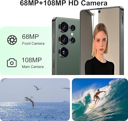 Miniatura 6 de Teléfono celular desbloqueado Huness I25 Ultra, lápiz incorporado, teléfono desbloqueado 16+1TB, teléfono inteligente Android 14 batería de 7000mAh