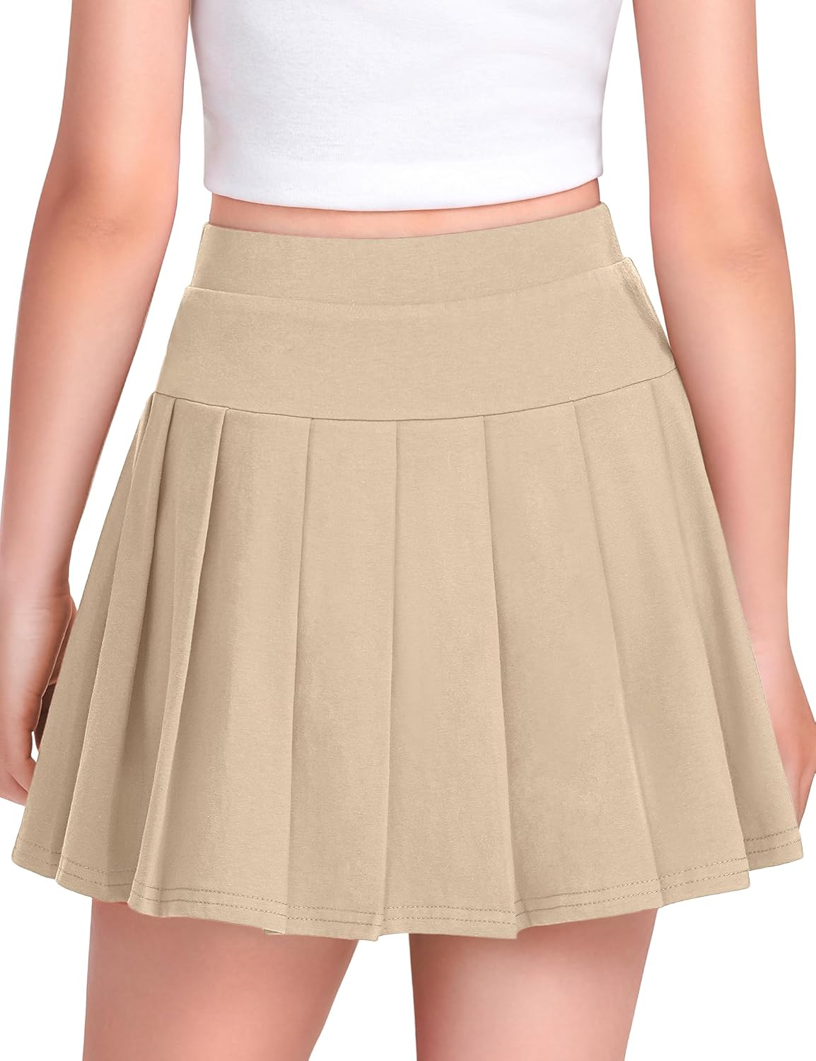 Girls Uniform Skirts Pleated Uniform Tennis Skort with Pockets for Toddler Girl 2-12 Years - Image 4