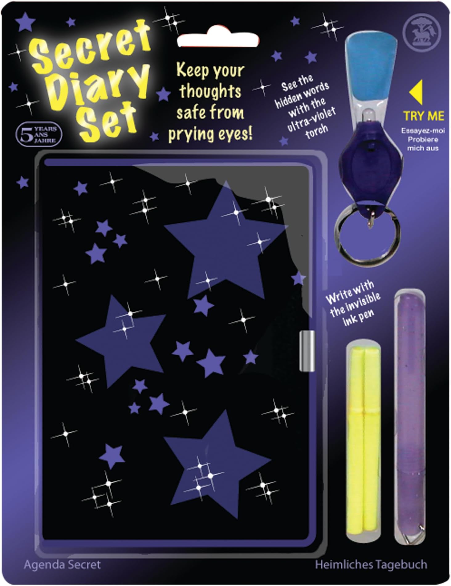 Tobar Secret Diary Set, Multi-Colour, 9076