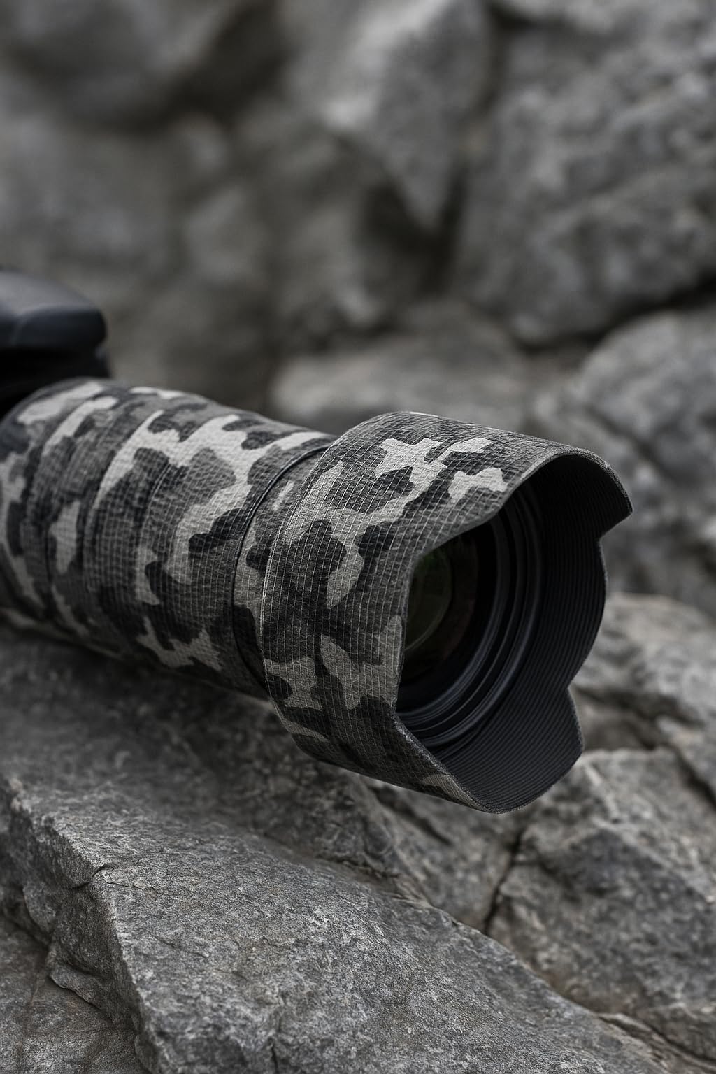 3x Nastro Camouflage, Nastro Tessuto, Impermeabile, Riutilizzabile, Nero/Bianco, 4,5m
