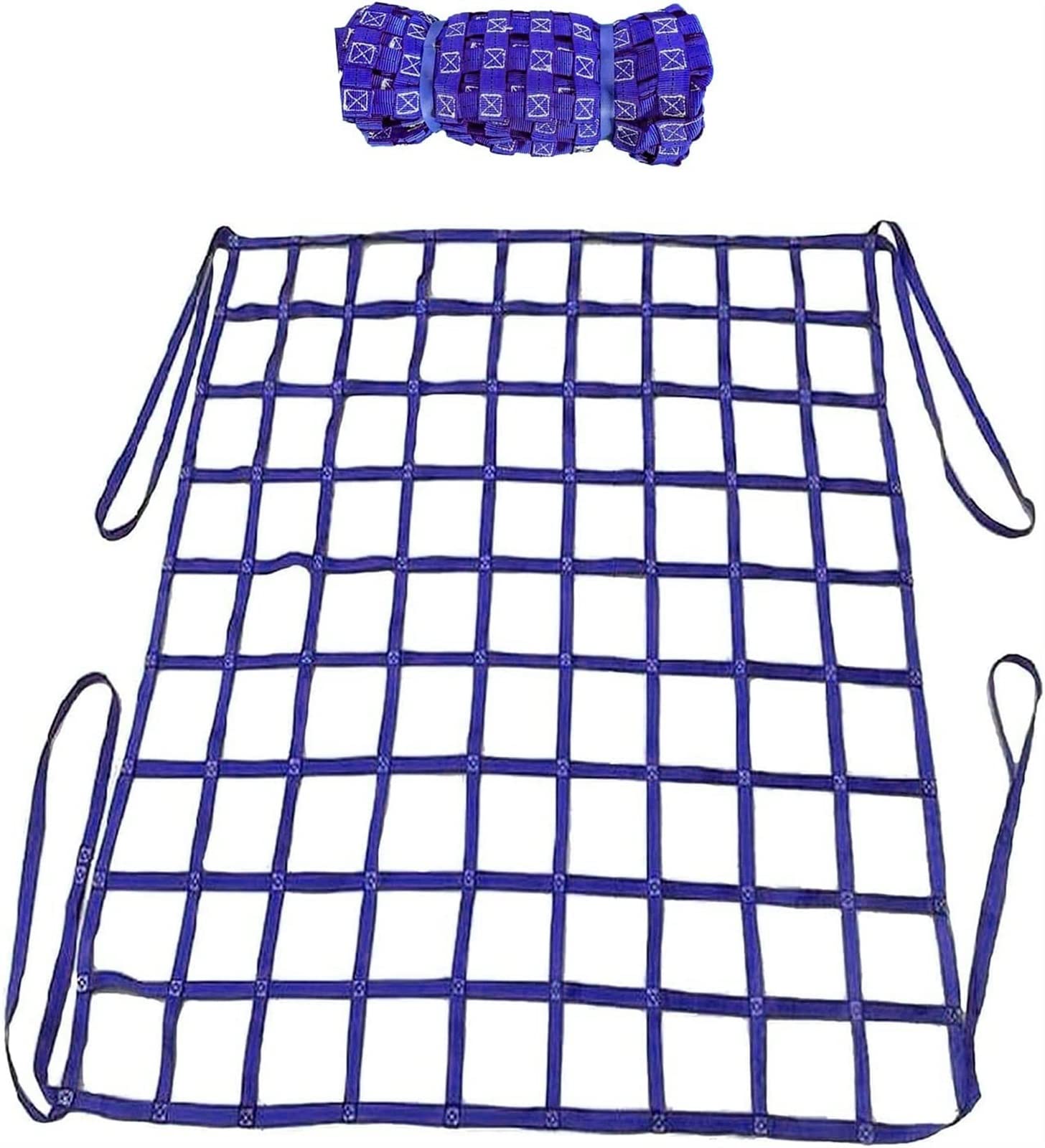 Rete di sollevamento di sicurezza per carichi pesanti, piatta, in nylon, 0,3 3,5 tonnellate, capacità di carico di trazione e sollevamento, per barche, container, lavori di costruzione, attrezzi da