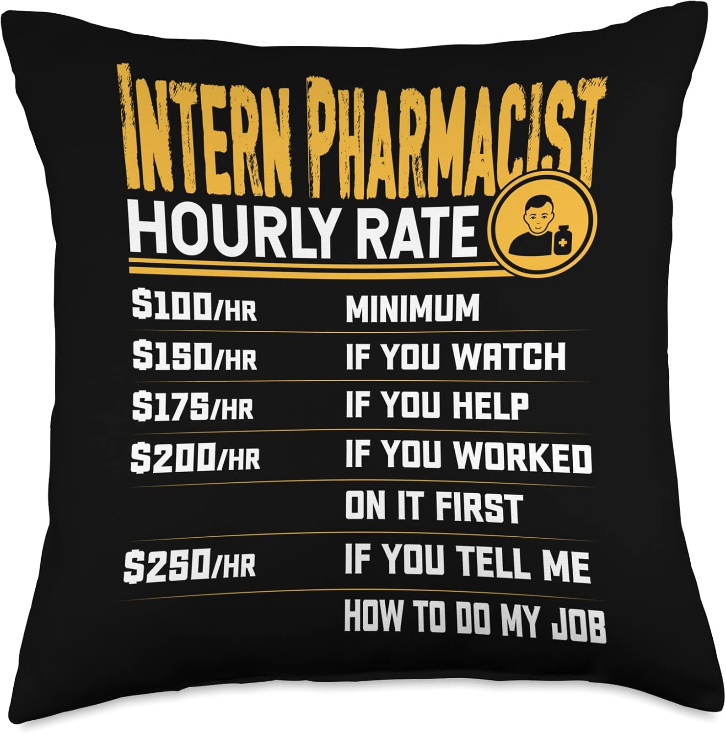 Best Intern Pharmacist Gifts Shirt Hourly Rate Pharmacy