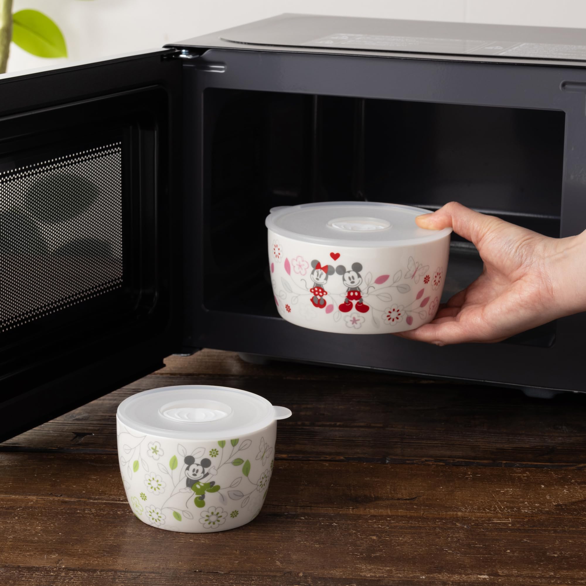 Amazon｜maebata Disney ミッキー＆ミニー フラワー レンジパック2個