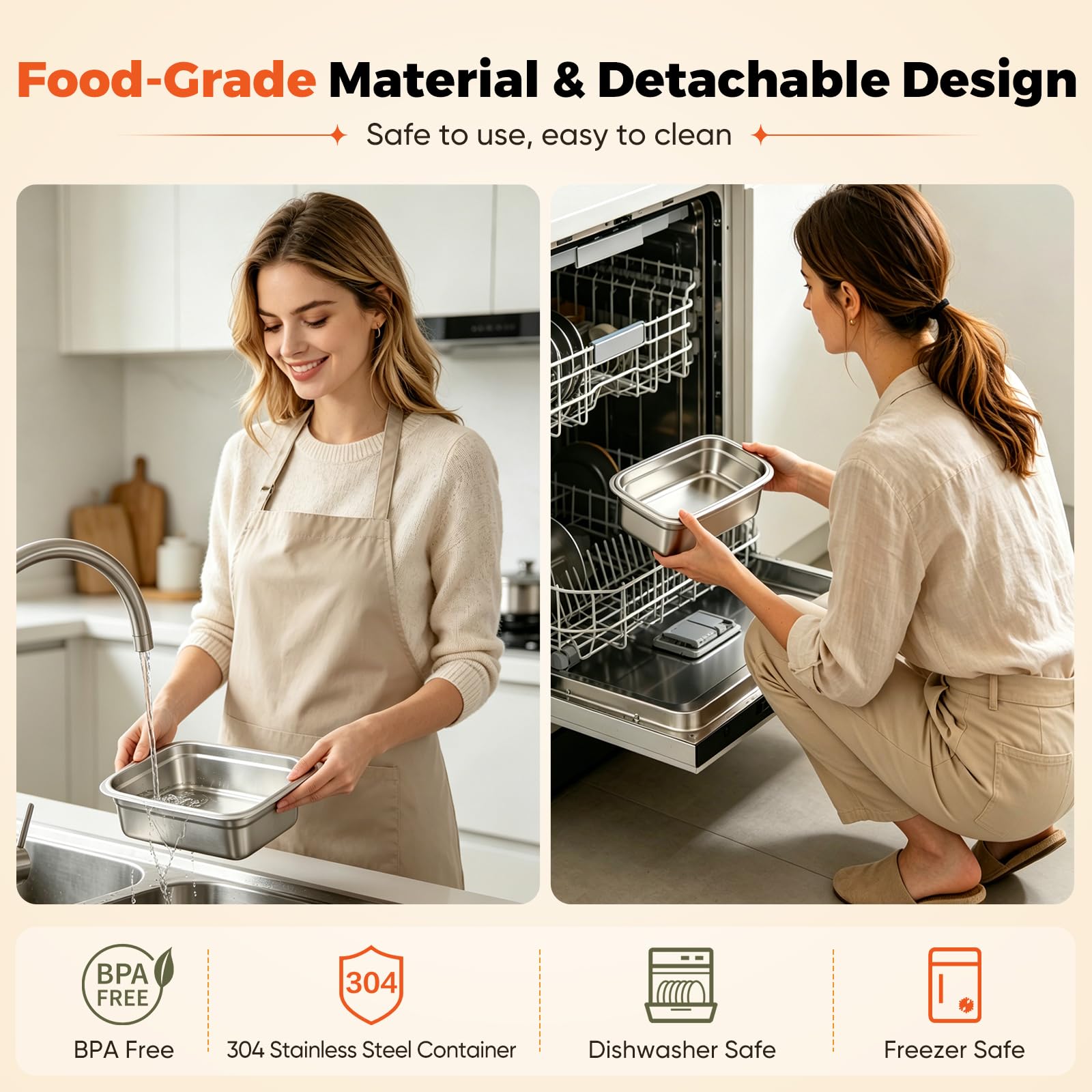 Scaldavivande Elettrico Portatile, 1,2L Porta Pranzo Riscaldabile con Touch Screen, Scalda Vivande Portatile Elettrico con Stoviglie in Acciaio Inossidabile e Borsa Termica per Auto Ufficio