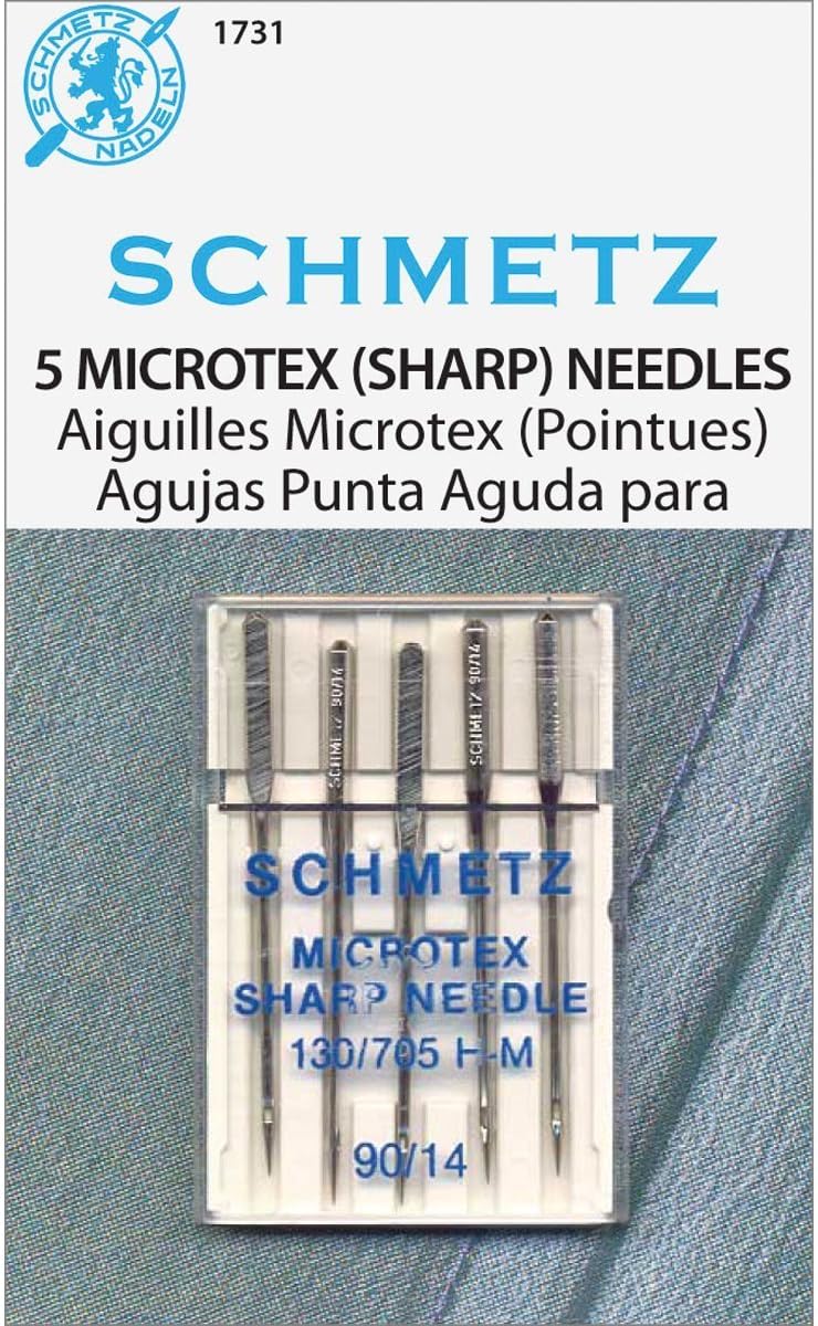 1731 Microtex Sharp Machine Needles, Multi-Colour