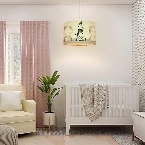 Miniatura 3 de Lámpara colgante de acuarela dibujada a mano con enchufe de 16.4 pies, lámpara colgante con enchufe regulable de 16.4 pies, pantalla de tela, luz