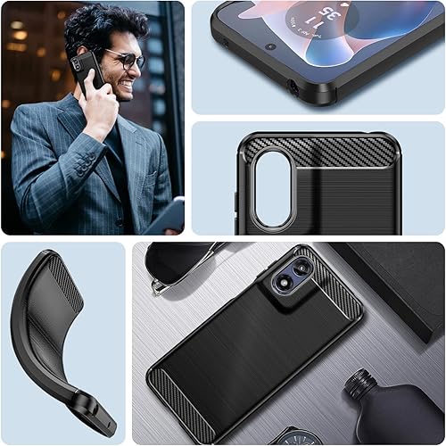 Miniatura 7 de Funda compatible con Motorola Moto Edge Plus 2022Moto Edge 30 Pro, funda de teléfono delgada con absorción de golpes, funda protectora de goma TPU