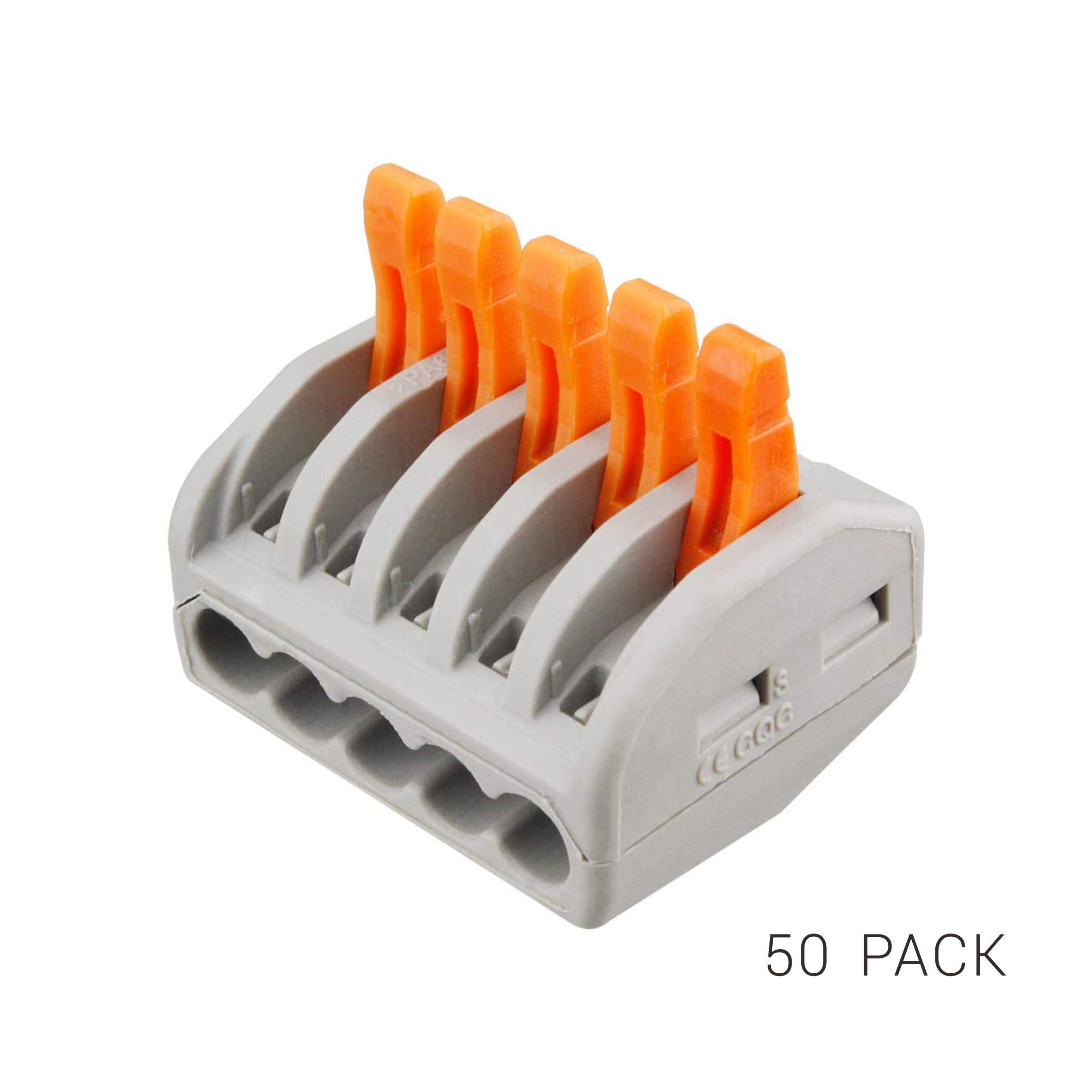 Lever Nut Wire Connectors - 50 Pack -2