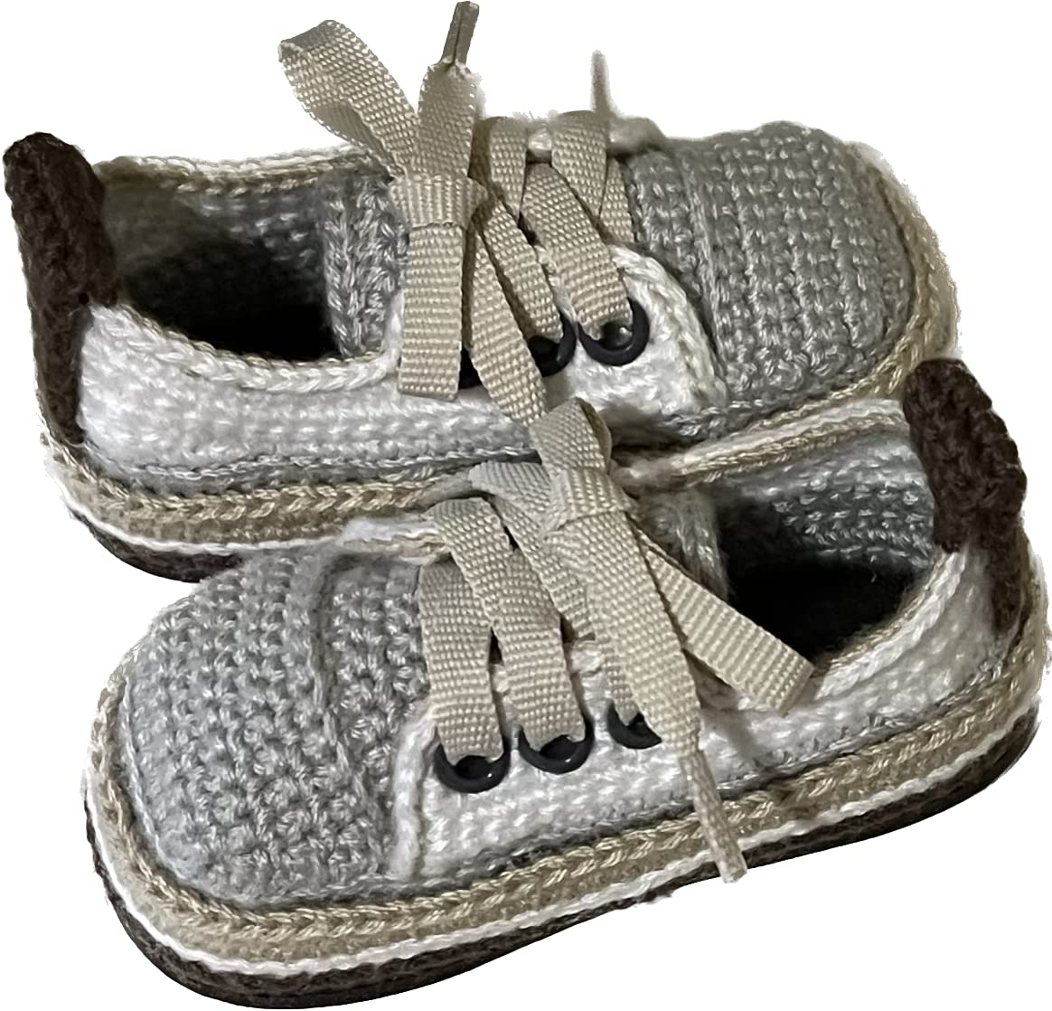 Scarpine Neonato realizzate con Uncinetto. Scarpine/Scarponcini Sportivi per Bebè, lrealizzate con uncinettodisponibile in Tutte Le Taglie Bambino