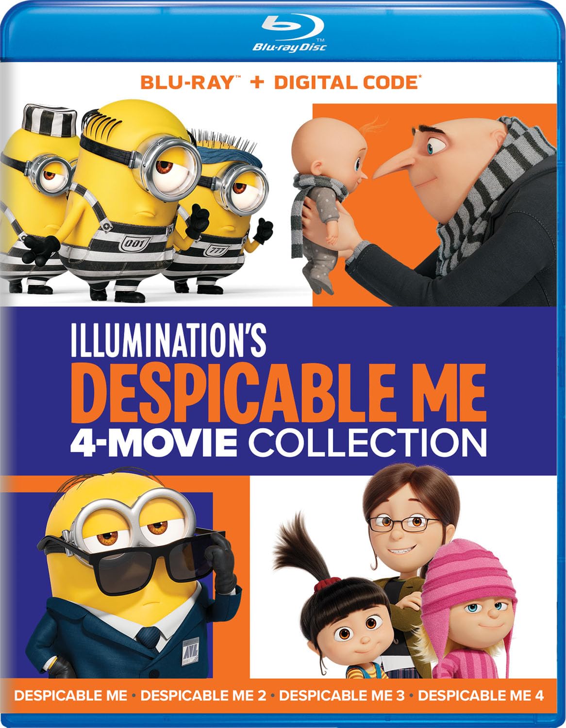 Sponsored Ad - Illumination's Despicable Me 4-Movie Collection - Blu-ray + Digital