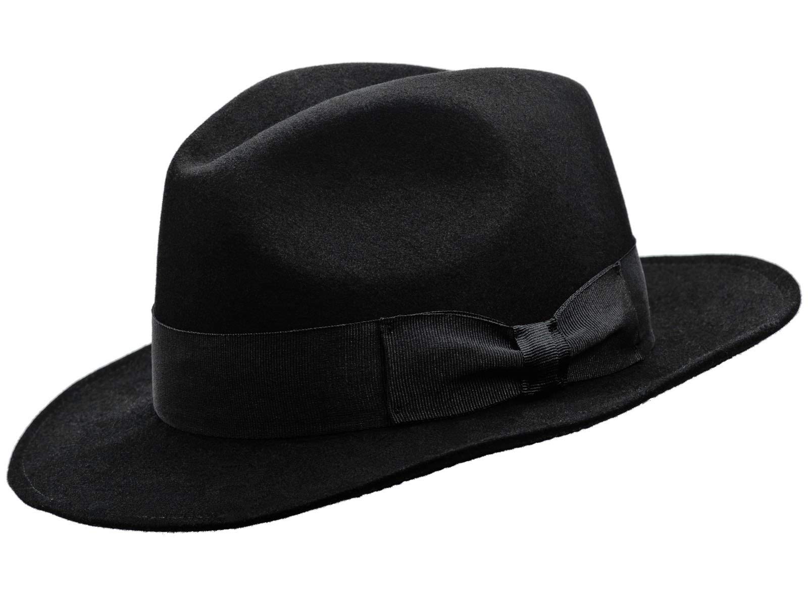 Sterkowski Kaninchenwolle Fedora Filzhut Vintage Bogart Hut