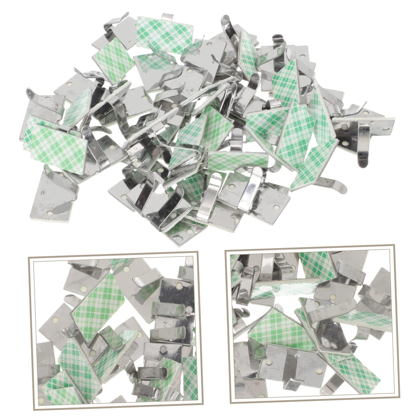 DOITOOL 3 Sets Selbstklebende Kabelclips Mit Starkem Halt Drahtklemmen Für Drahtkabel Kabel-organizer Für Geräte Schreibtisch-draht-organizer Zum Aufkleben Von Drahtclips 50 Stück * 3