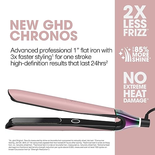 Miniatura 2 de ghd Chronos & Chronos Max Stylers ― Planchas alisadoras profesionales de 1" y 2" para el cabello que duran 24 horas | 85% más brillo, 2 veces menos