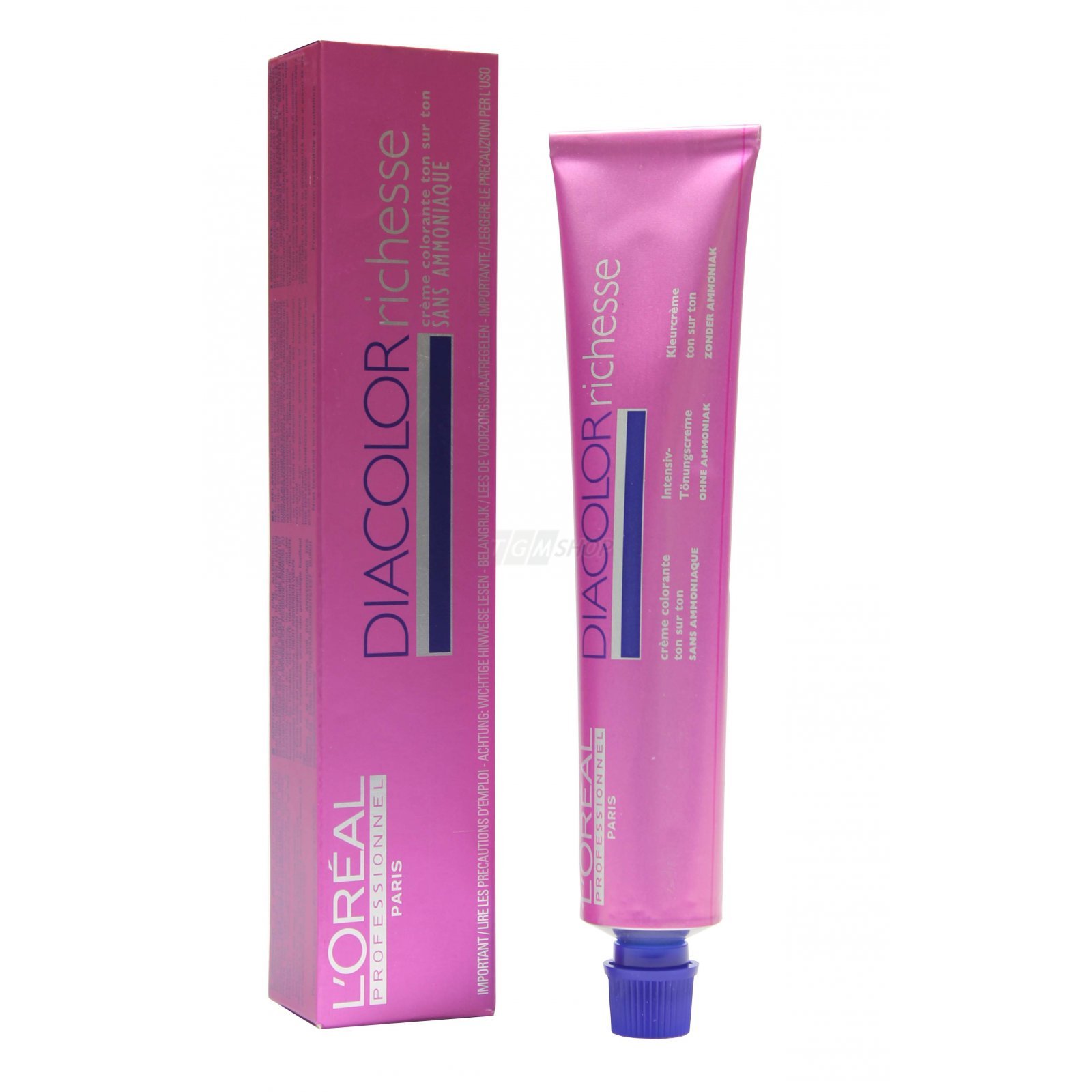 L'ORÉAL PROFESSIONNEL Diacolor 5.12 Berenjena - 50ml - Color de pelo permanente sin amoniaco - Demi-permanente - Rosa