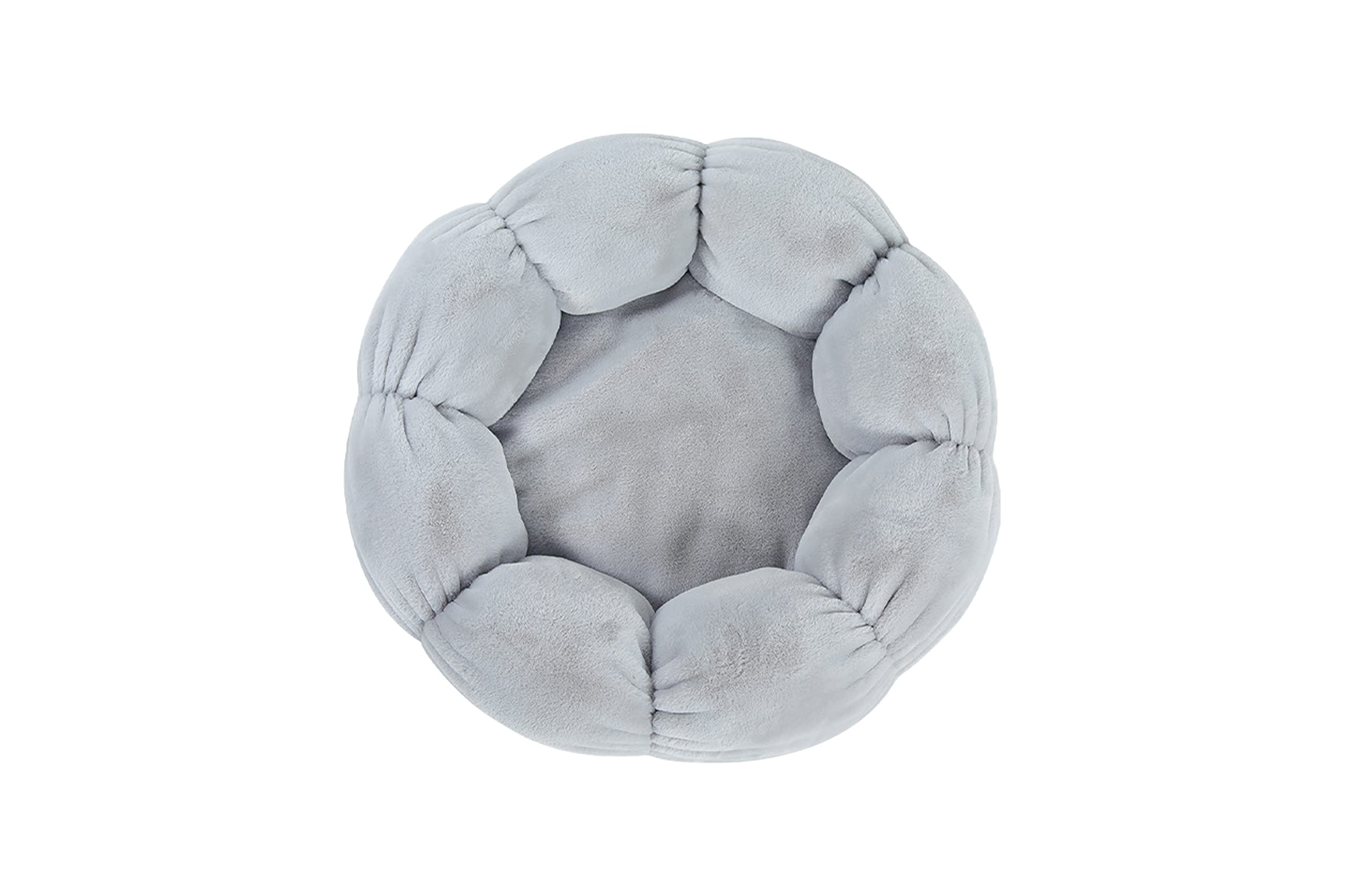 Poofys Pet Island Cat & Dog Bed Large Ultra Soft Mink Fabric Machine Washable pet Bed for Dog and cat Round Shape for Good Sleep Sky Color (B09XK98RCG) Amazon Price History, Amazon Price Tracker