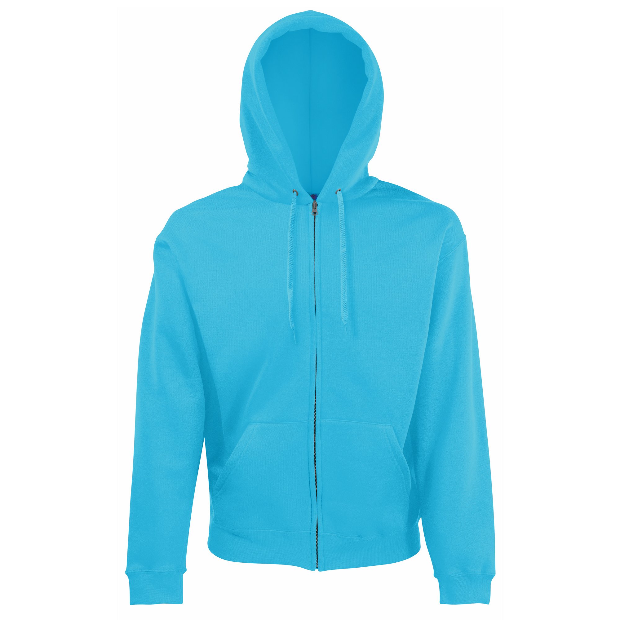 Fruit of the Loom Hooded Sweatshirt, Matte Woman, azure, M