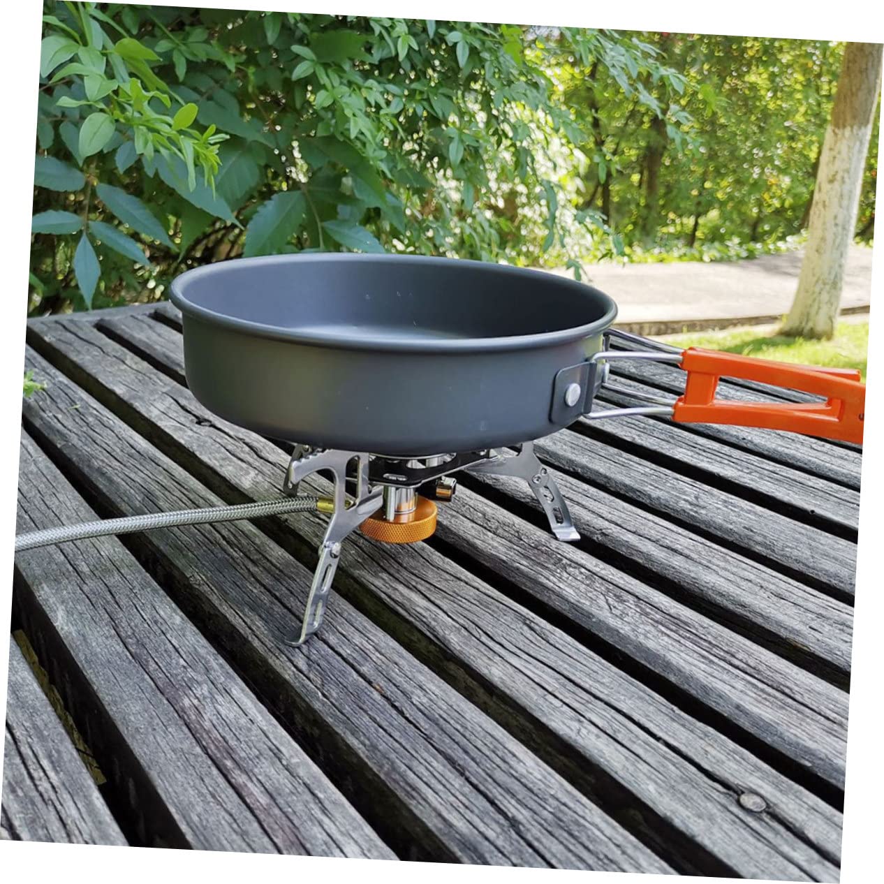 VANZACK Set Pentole da Campeggio Portatile in Lega di Alluminio
