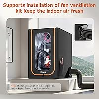 Vista 4 de Cubierta protectora de temperatura constante a prueba de fuego y polvo con iluminación LED para impresora 3D, tienda para Creality Ender 3 V3