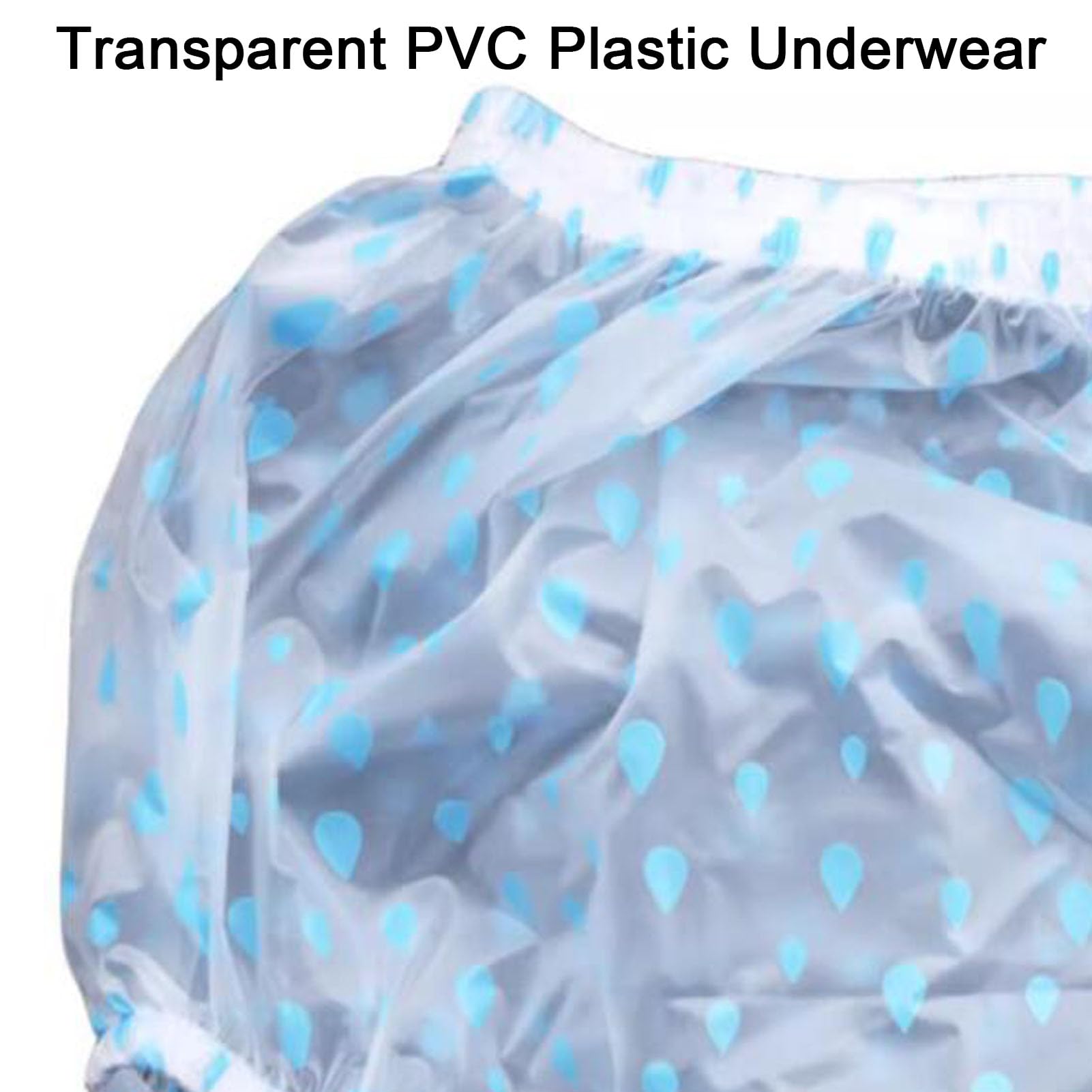 Adulto Incontinencia Pantalones de Plástico Ropa Interior Prueba de Fugas para Incontinencia Bragas Silencioso Cómodo para Unisex Lavable ReutilizableClear,S