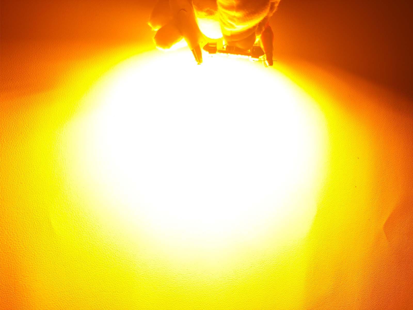 Wiseshine 36-38mm Festoon LED Bulb 6418 LED Bulbs Gold Amber 6411 C5W DE3423 LED Bulb for Automotive RV Interior Dome Lights AC/DC 9-30V(Pack 4)