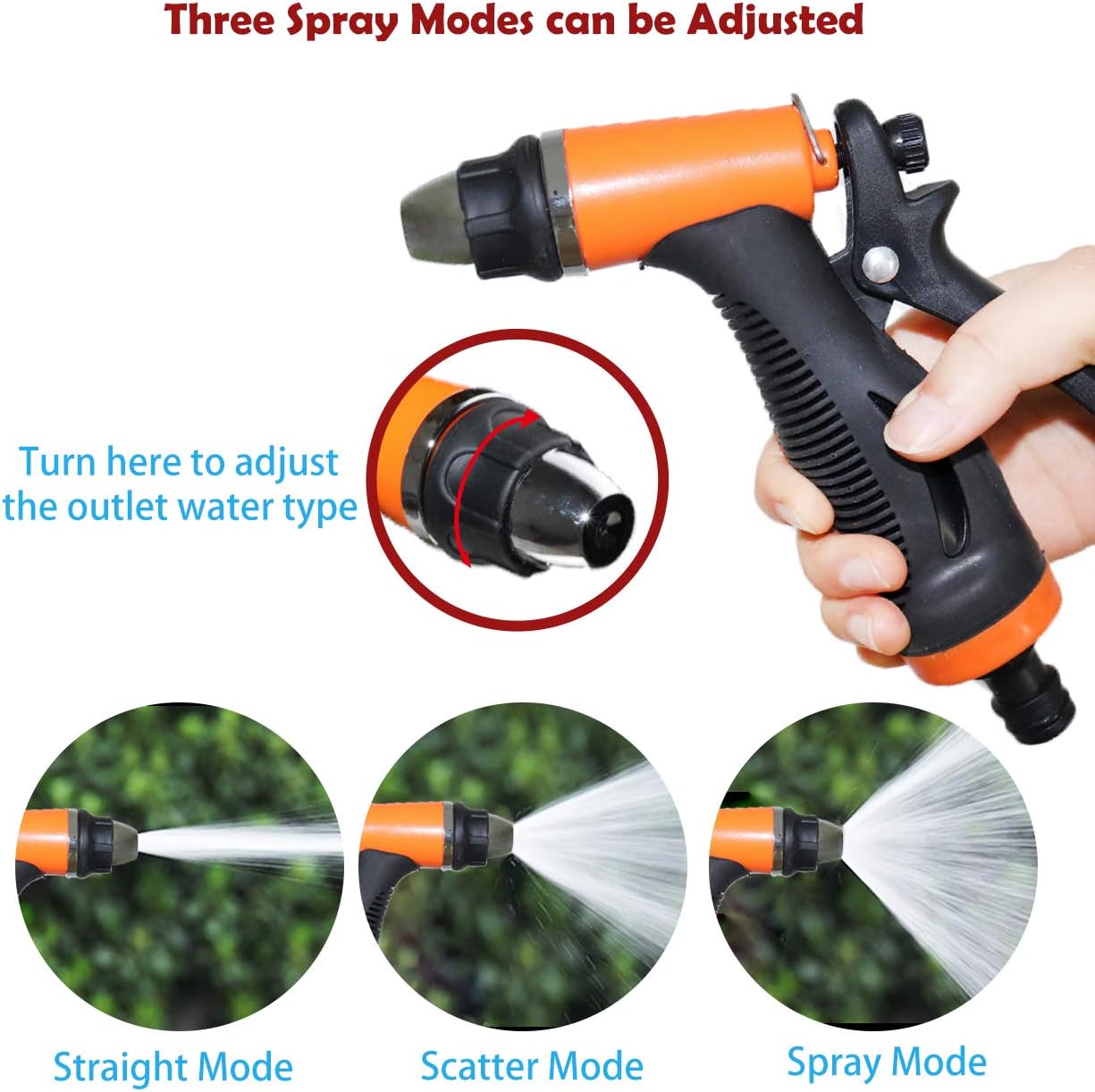 Electric Pressure Washer Pump, 12V 100W Portable High Pressure Power Intelligent Mini Car Water Pump Kit for Auto RV Home Garden Pet Shower