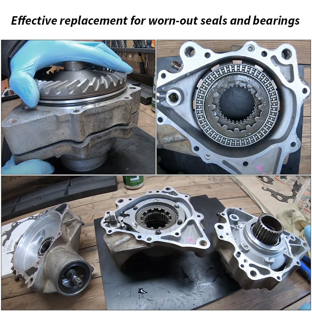 Front Differential Bearing Seal Kit Compatible with Kawasaki Brute Force 650 750 Prairie 360 650 700