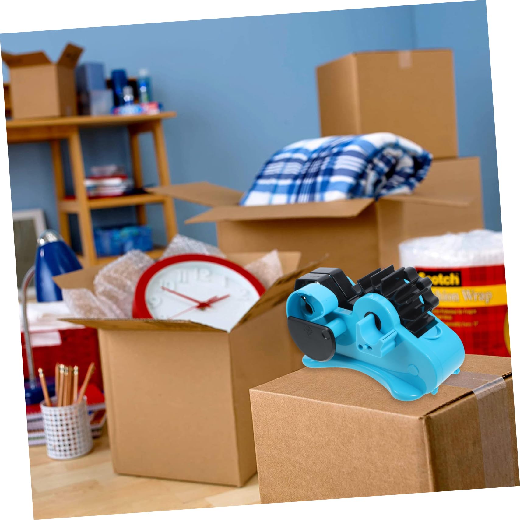 Klebeband Mit Praktischem Cutter Multifunktionale Tischhalterung Für Und Büro Für Paketversand Und Bastelprojekte Und Leicht Zu Verstauen