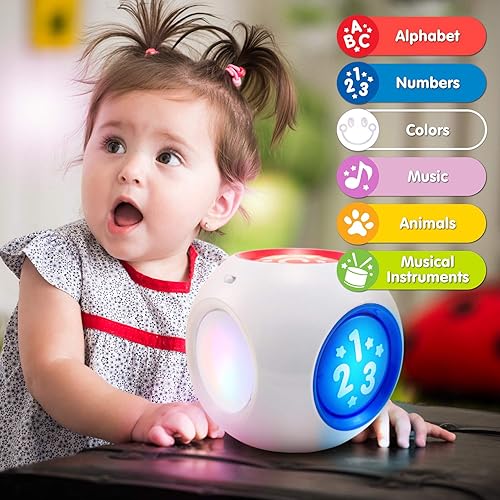 Miniatura 3 de BEST LEARNING Cubo de aprendizaje centro de actividad musical educativa juguete de bloque para bebés bebés y niños pequeños de 6 a 12 meses en