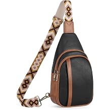 CLUCI Crossbody Bags for Women Men,Leather Sling Bag Cross Body Backpack for Woman Gifts for Women Birthday Unique