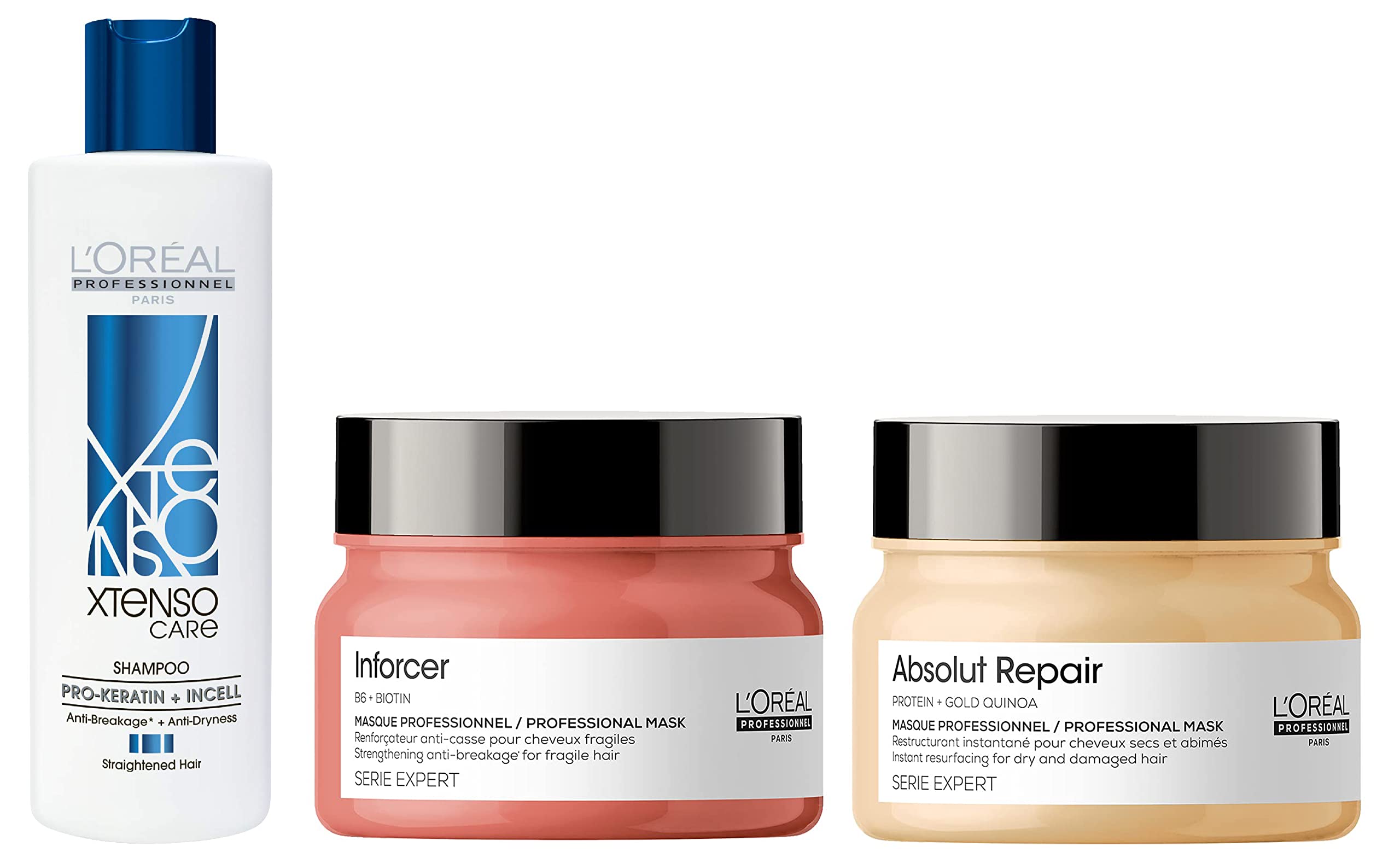 L'Oréal Professionnel L’Oréal Professionnel Inforcer Strengthening Hair Mask Xtenso Care Shampoo 250 Ml&L’Oréal Professionnel Absolut Repair Hair Mask-picture-37