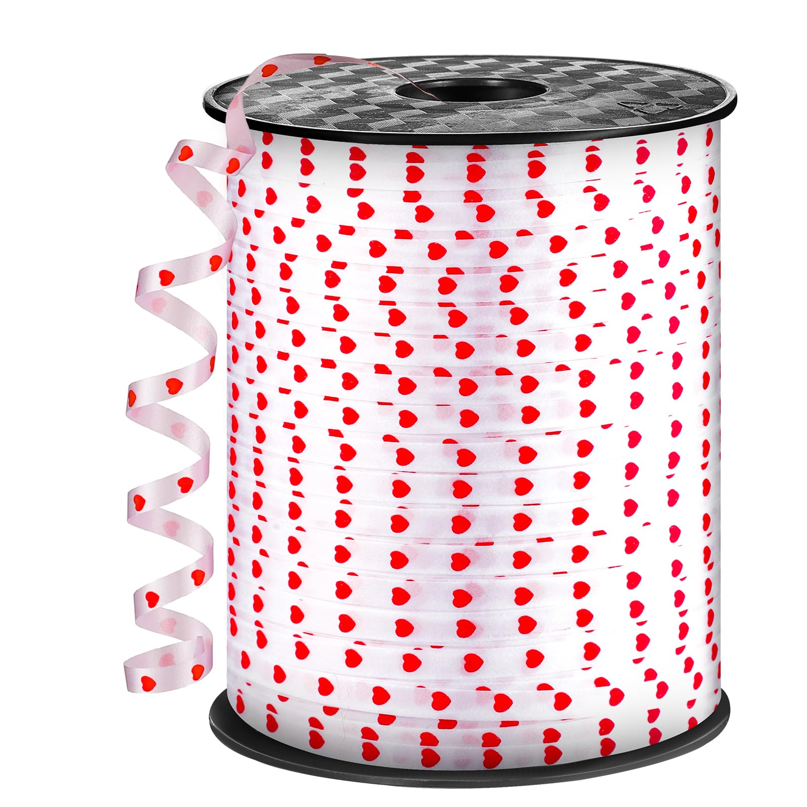 Balloon Spring Ribbon Snapklik.com : 600 Yards Heart Balloon String Ribbon 1/5 Inch ...