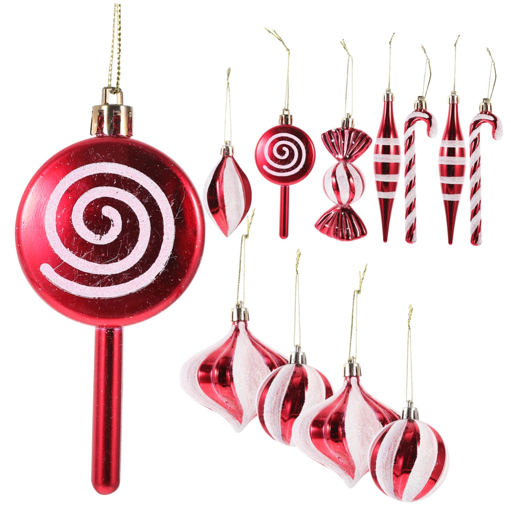 Cabilock 4 Juegos Colgante De Árbol De Navidad Puerta Decoraciones Colgantes Christmas Tree Decorations Colgantes Navideños Decoraciones Navideñas Adornos De Arbol De Navidad 14 Uds * 4