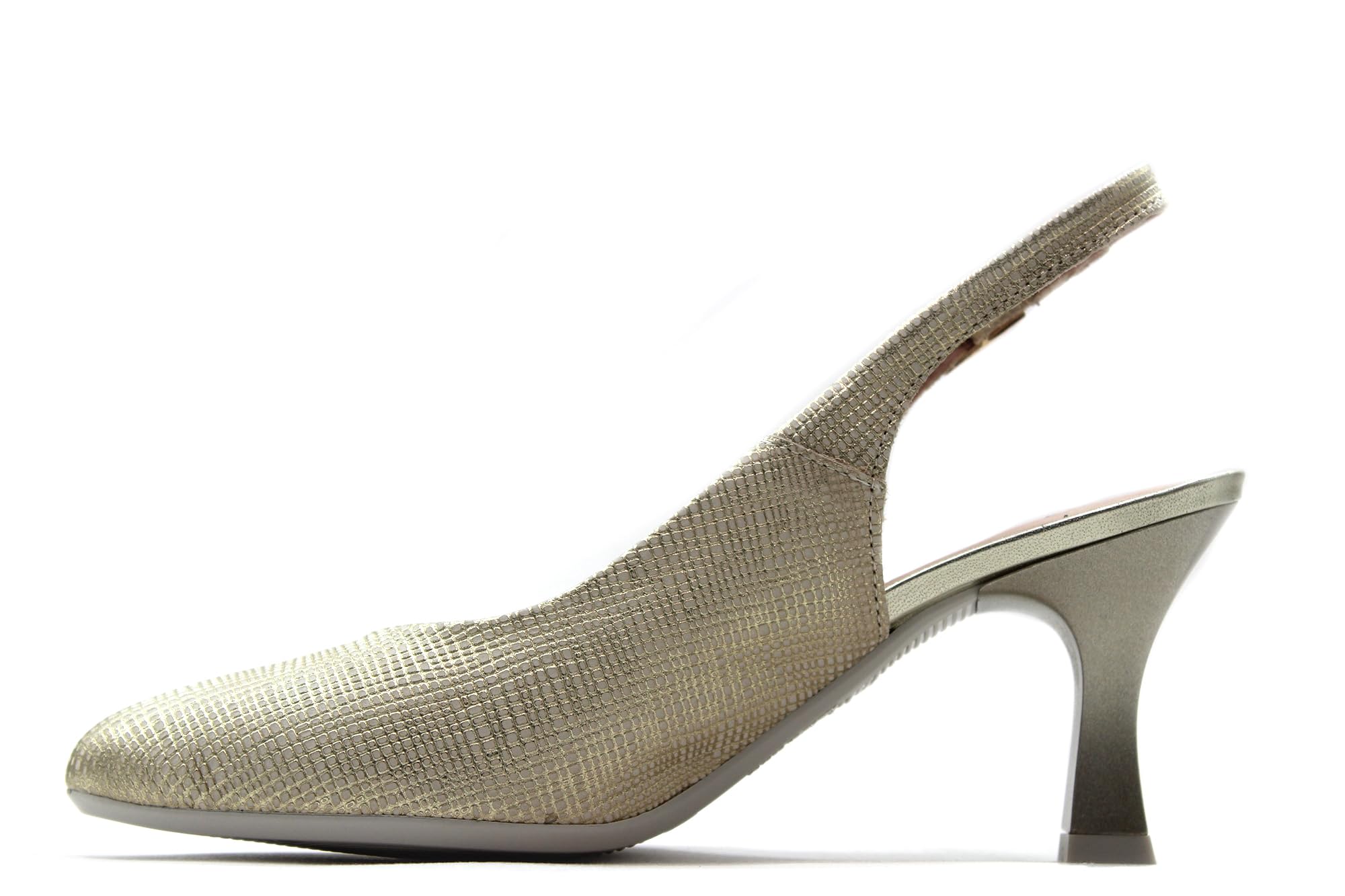 Pitillos - Zapato clásico de salón Destalonado con Puntera Fina,tacón Fino,de Piel,Suela de Goma,Hebilla para: Mujer