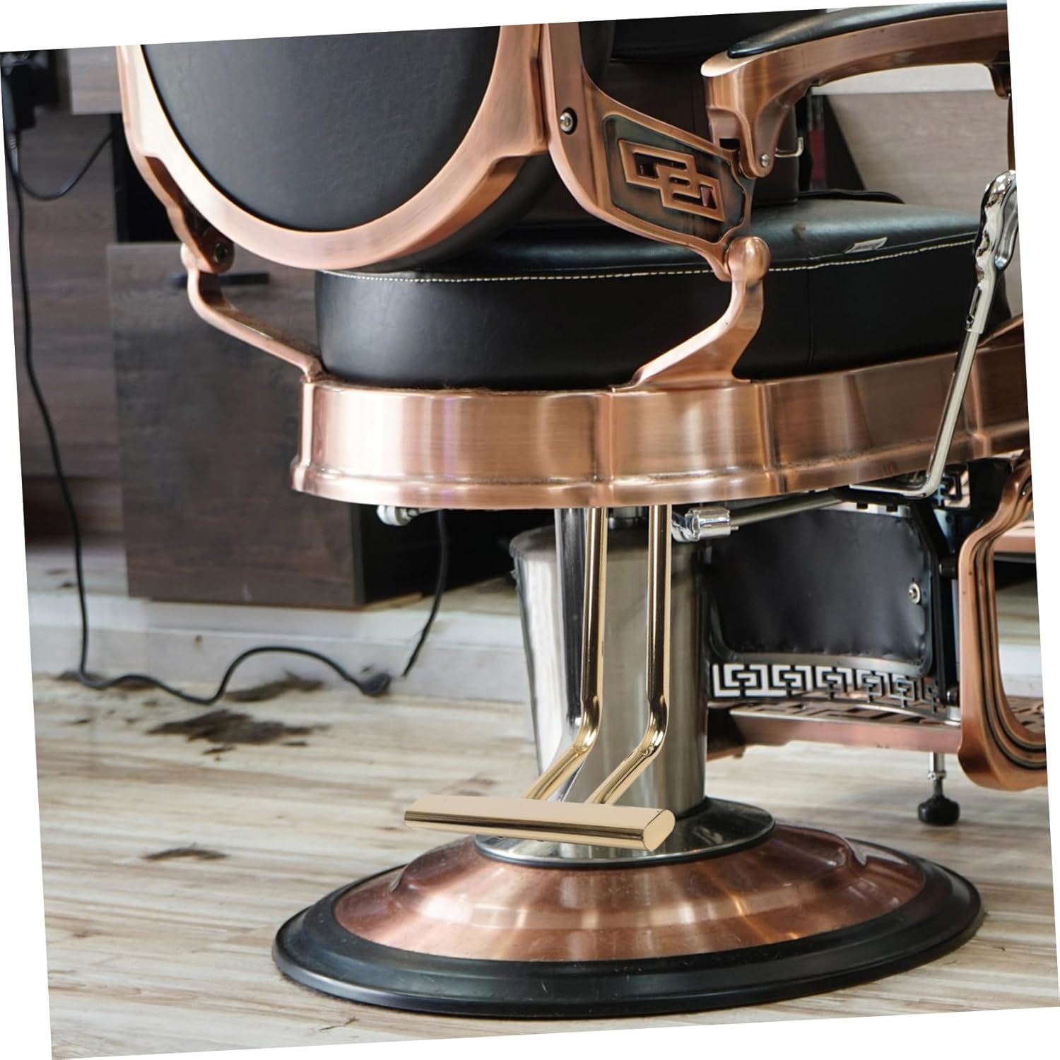 COLLBATH Salon Chair Foot Rest Replacement Pedal for Barber Chairs Sturdy Foot Plates for Enhanced Comfort and Functionality Hairdressing Chair Accessory