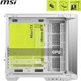MSI MAG PANO 100L PZ White Boîtier PC Gaming ATX, Micro-ATX et Mini-ITX - 4