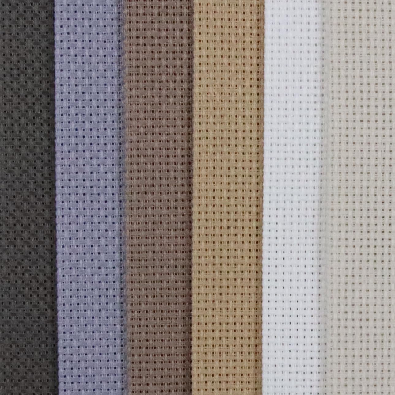 KCS 6 pc of 12" x 18" (30cmx45cm) 16 Count Cotton Aida Cloth Cross Stitch Fabric (16CT-F)