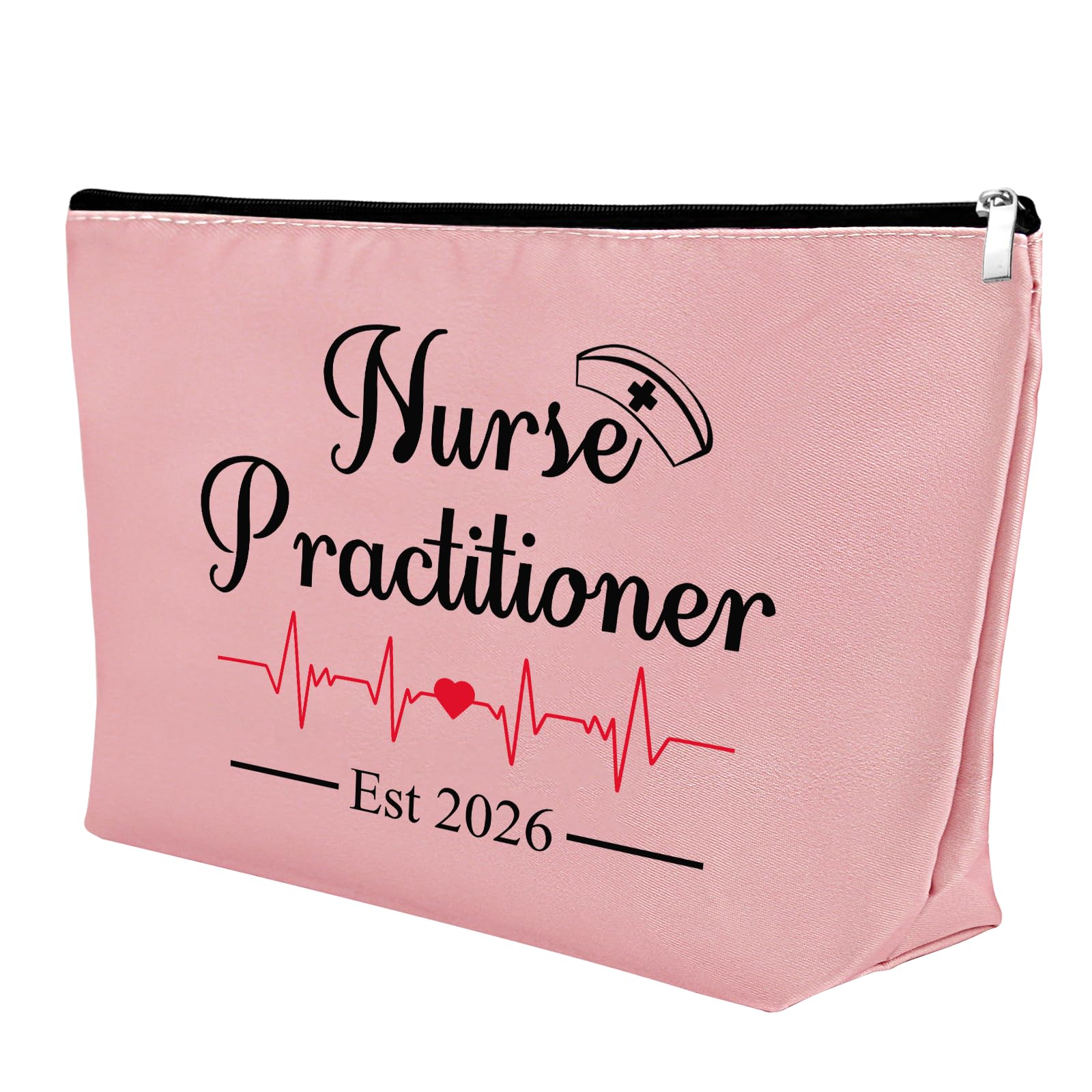 Mxrymvu New Nurse Practitioner Gifts Cosmetic Bag New Nurse Graduation Gifts for Nursing NP Makeup Bag NP Est 2026 Nurse Gifts Nursing Graduate Gifts