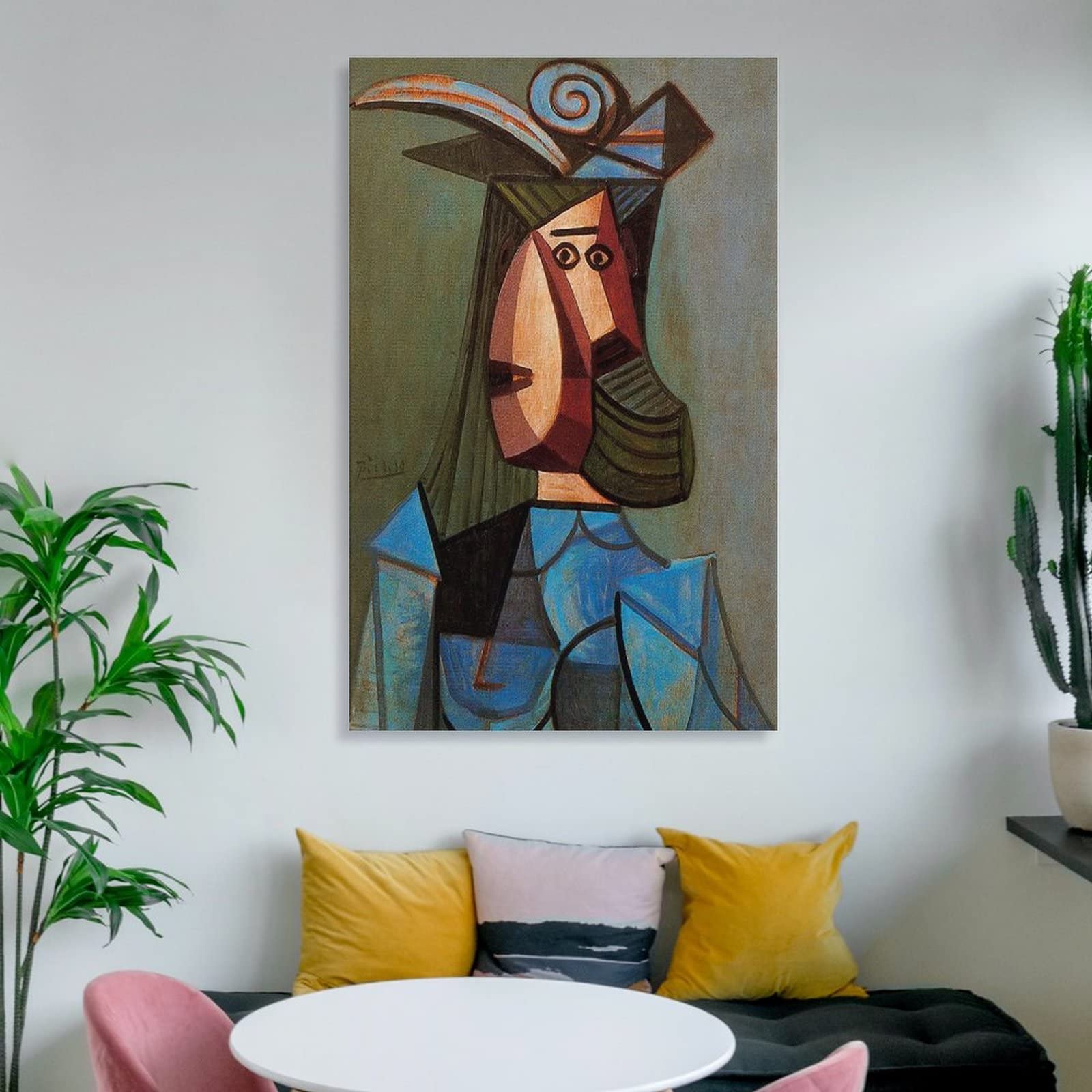 Amazon.co.jp: Pablo Picassoパブロ・ピカソ画家の作品（女性の肖像
