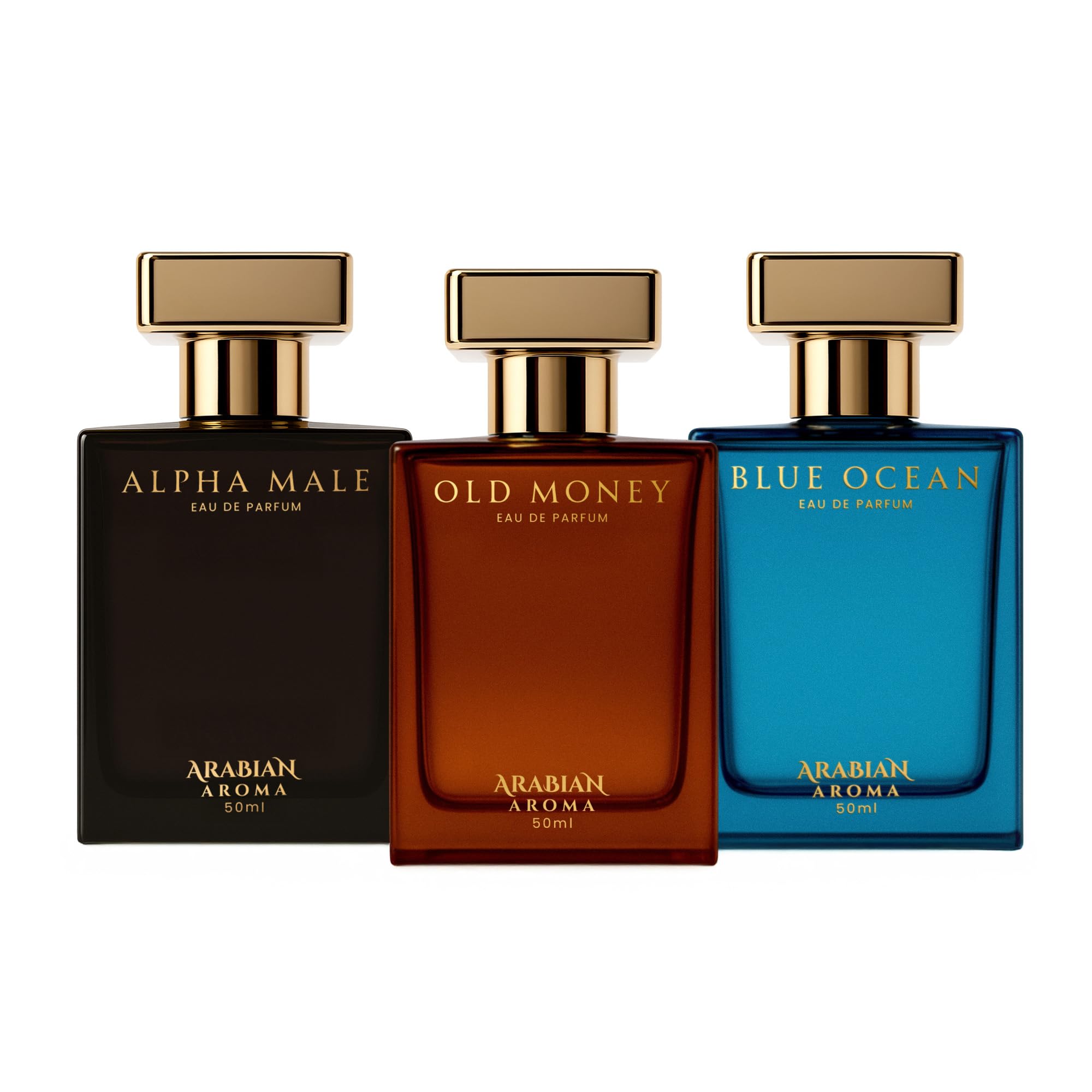 Arabian Aroma Imperial Combo Perfume For Men, Premium And Long Lasting Fragarance, Eau De Parfum, Old Money, Alpha Male, Blue Ocean. (Pack of 3)-image-45
