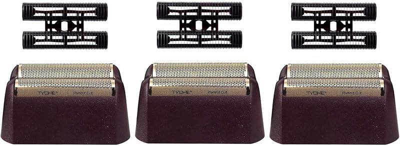 Cabeça de reposição com lâmina e cortador para Wahl 7031-100/7043-100, vermelha, pacote com 3