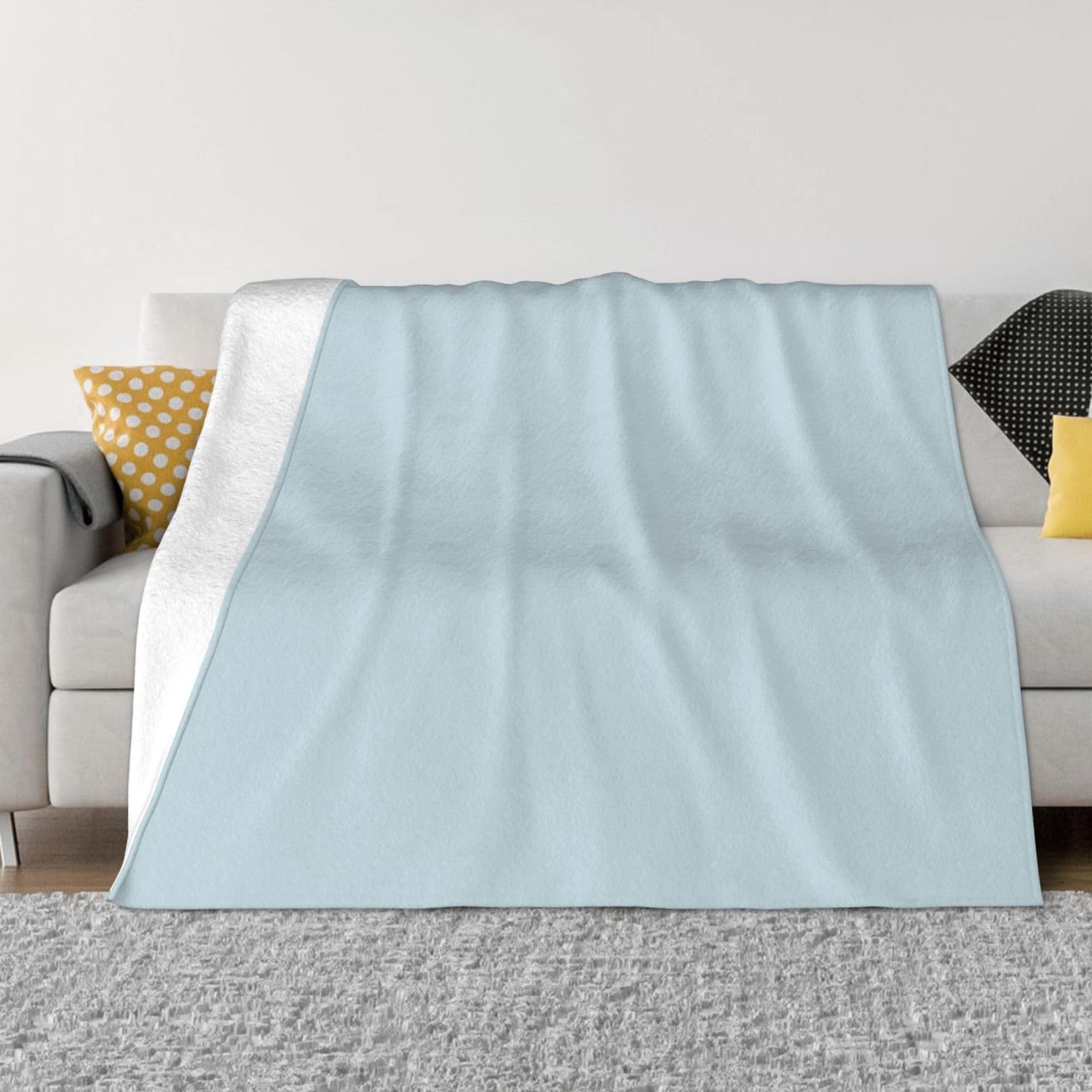 Couverture de canapé chaude en flanelle Jing Tianlan pour salon 152x127 cm